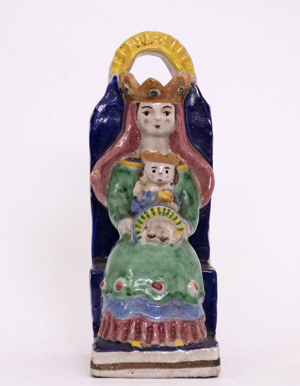 Madonna con Gesù Bambino (scultura, opera isolata) - scuola vietrese (prima metà XX)