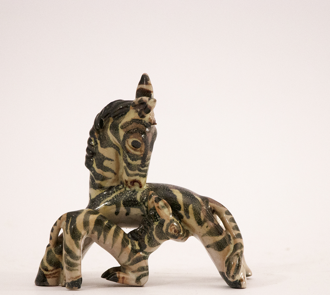 Zebra (scultura, opera isolata) - scuola vietrese (prima metà XX)