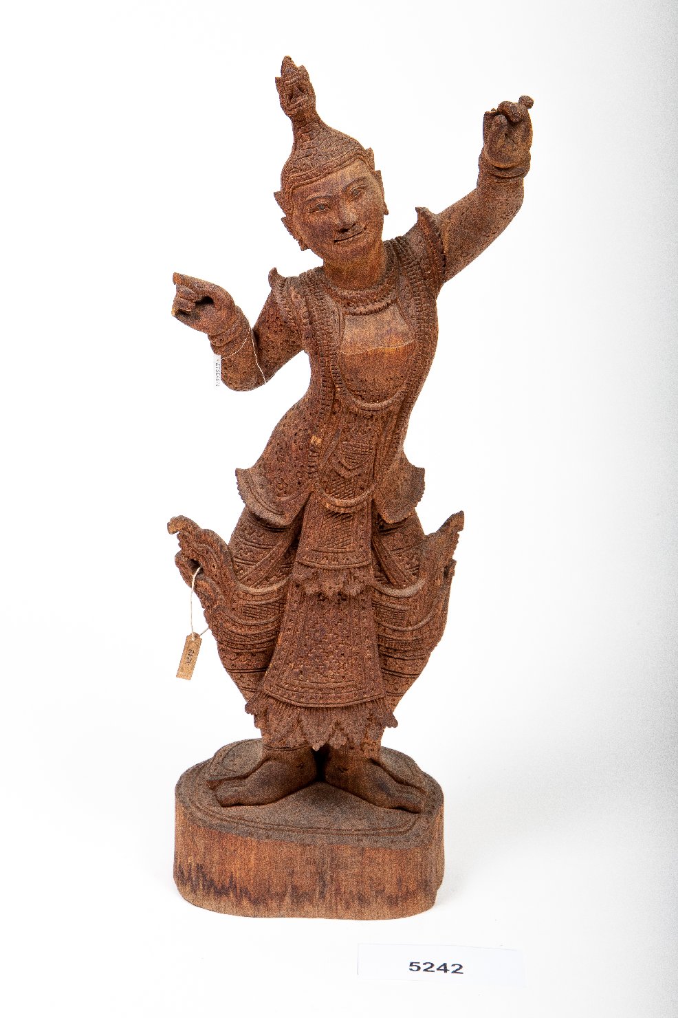 Danzatore, Statua di danzatore (statua) - manifattura birmana (XIX)