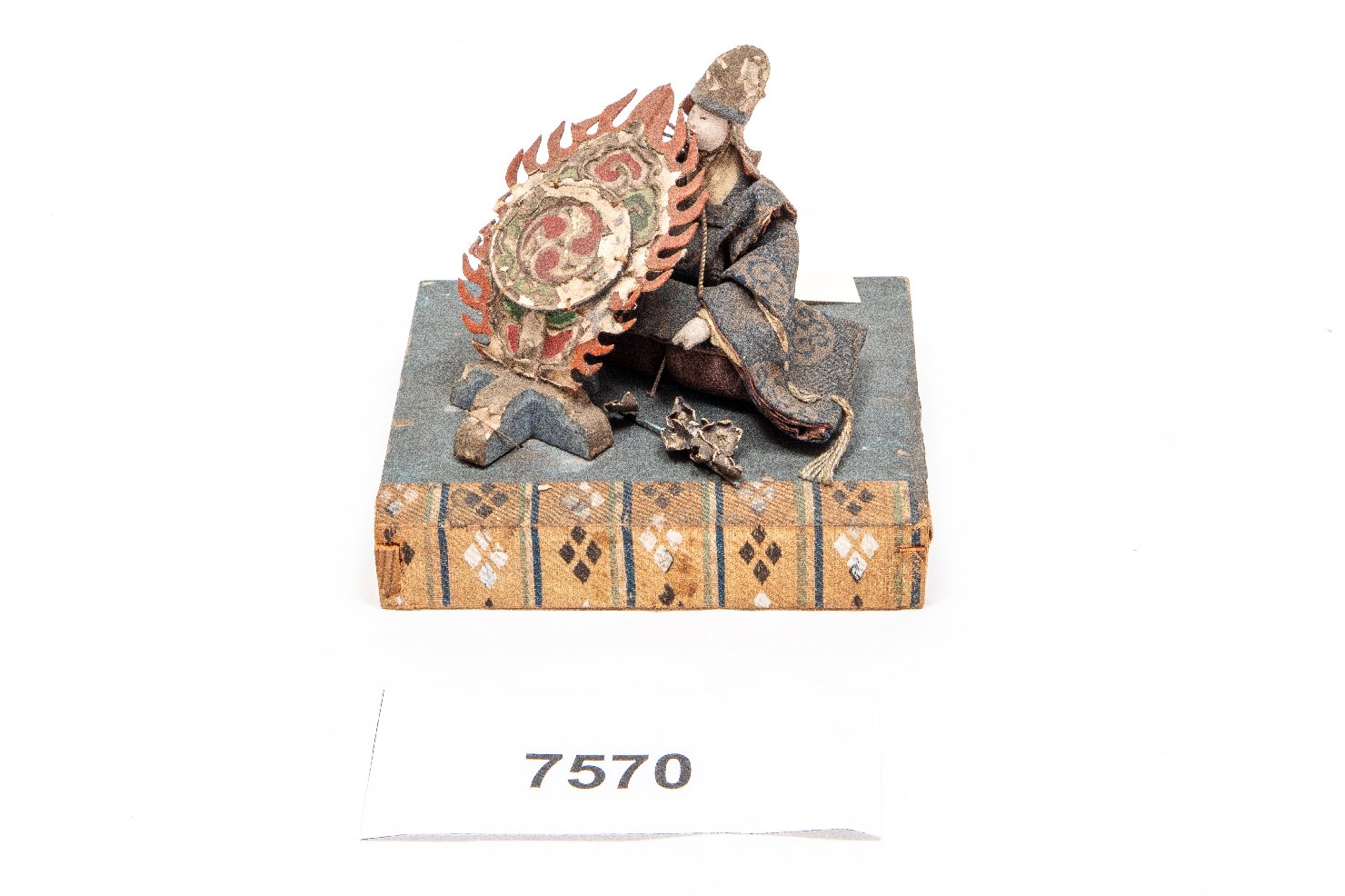 Musico (bambola) - manifattura giapponese (XVII-XIX)