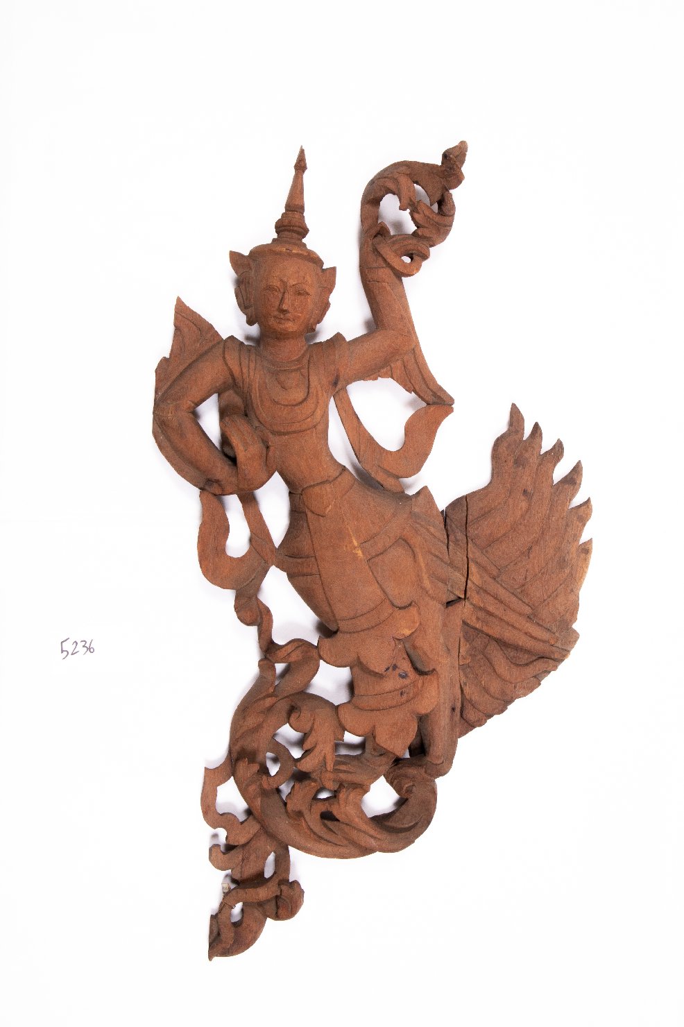 Kinnara, Statua di Kinnara (decorazione da parete) - ambito thailandese (XIX)