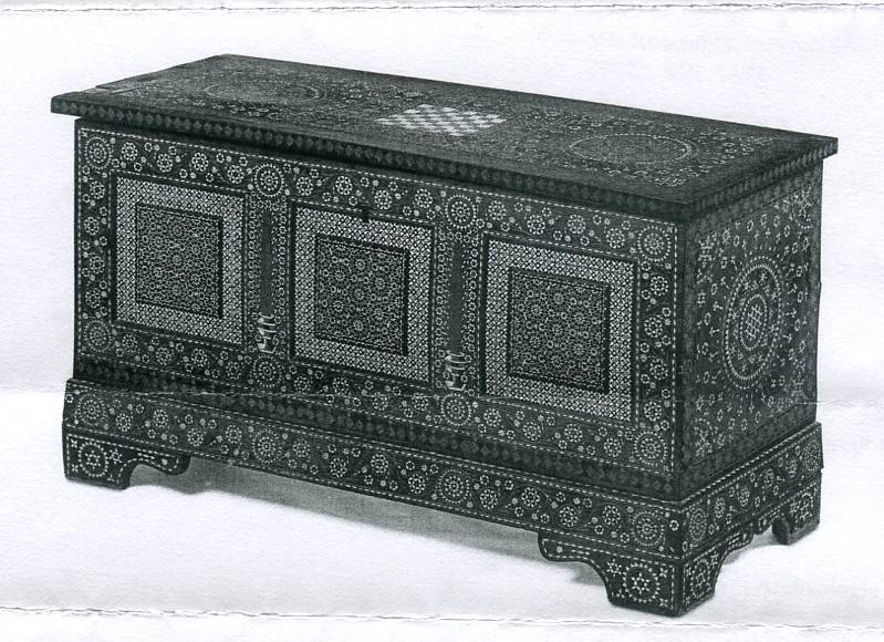 cassone, opera isolata - bottega italiana (sec. XVIII)