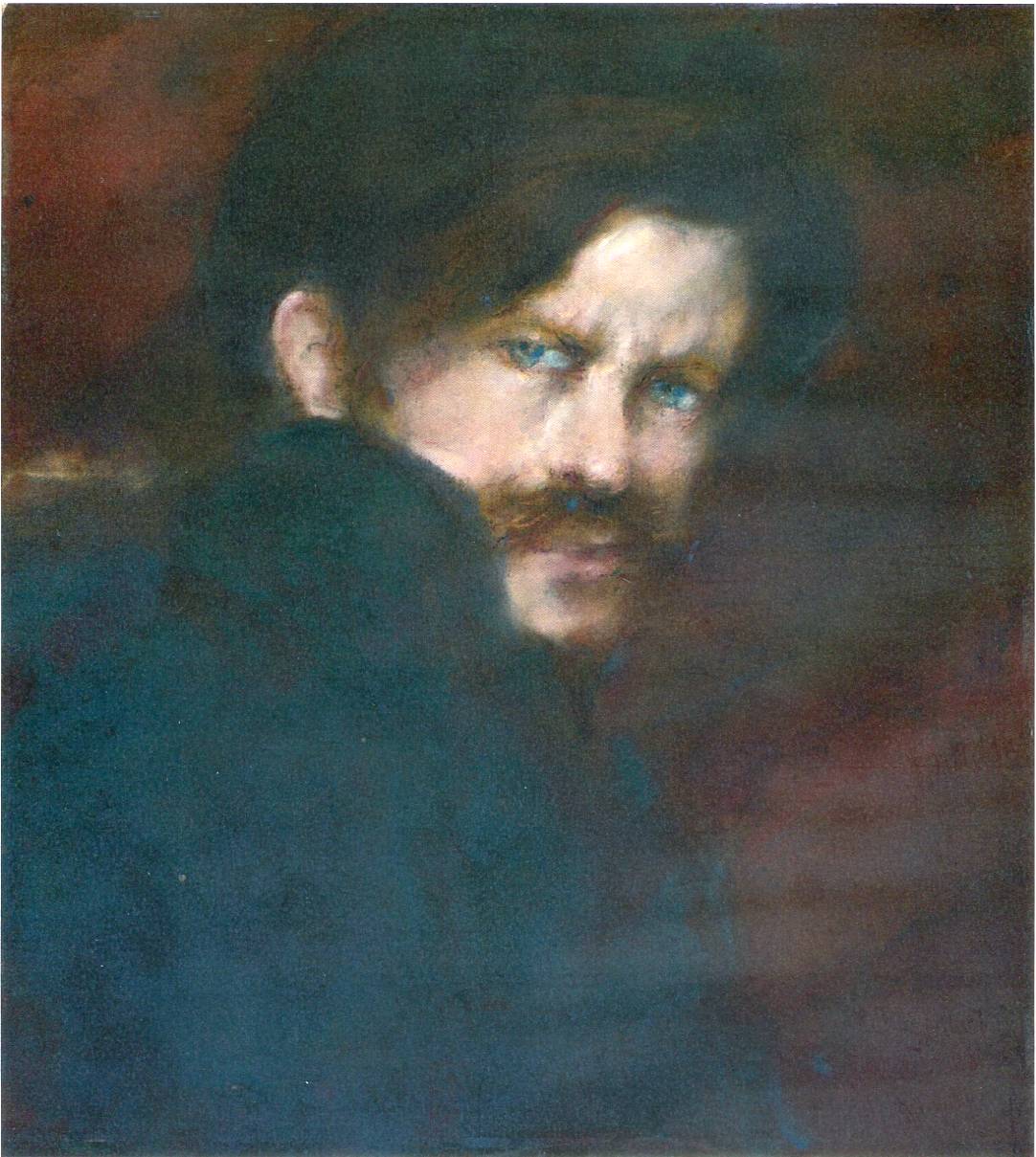 Autoritratto di Giacomo Balla (dipinto, opera isolata) di Balla Giacomo (sec. XIX)