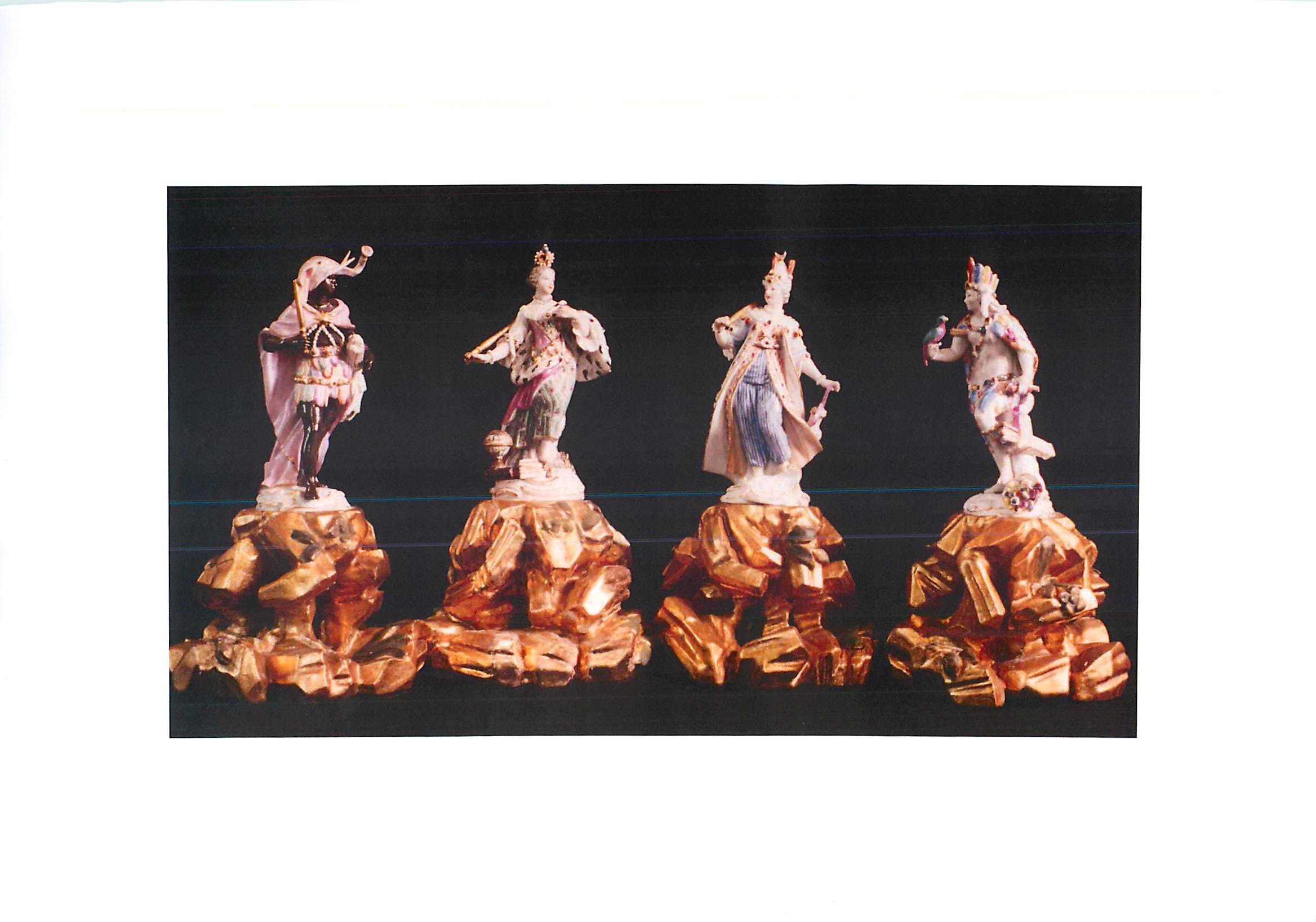 Continente (scultura, elemento d'insieme) - manifattura di Meissen (sec. XVIII)