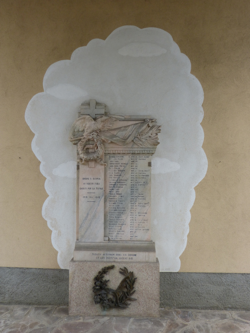 monumento ai caduti - a lapide, opera isolata - ambito italiano (primo quarto sec. XX)