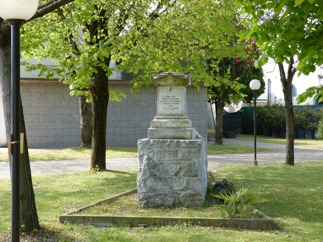 monumento ai caduti, opera isolata - ambito italiano (primo quarto, secondo quarto sec. XX, sec. XX)