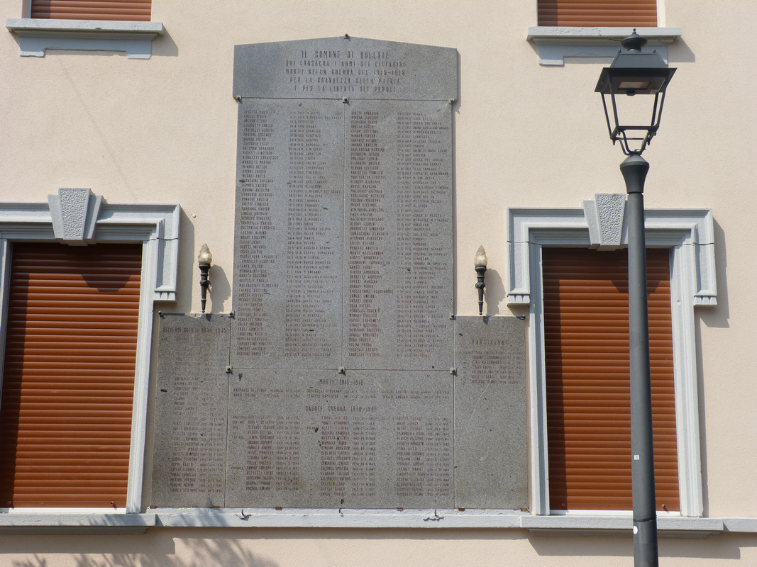 monumento ai caduti - a lapide, opera isolata - ambito italiano (primo quarto sec. XX)