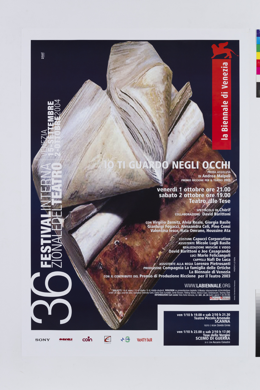 libri accartocciati (manifesto) - ambito veneto (XXI)