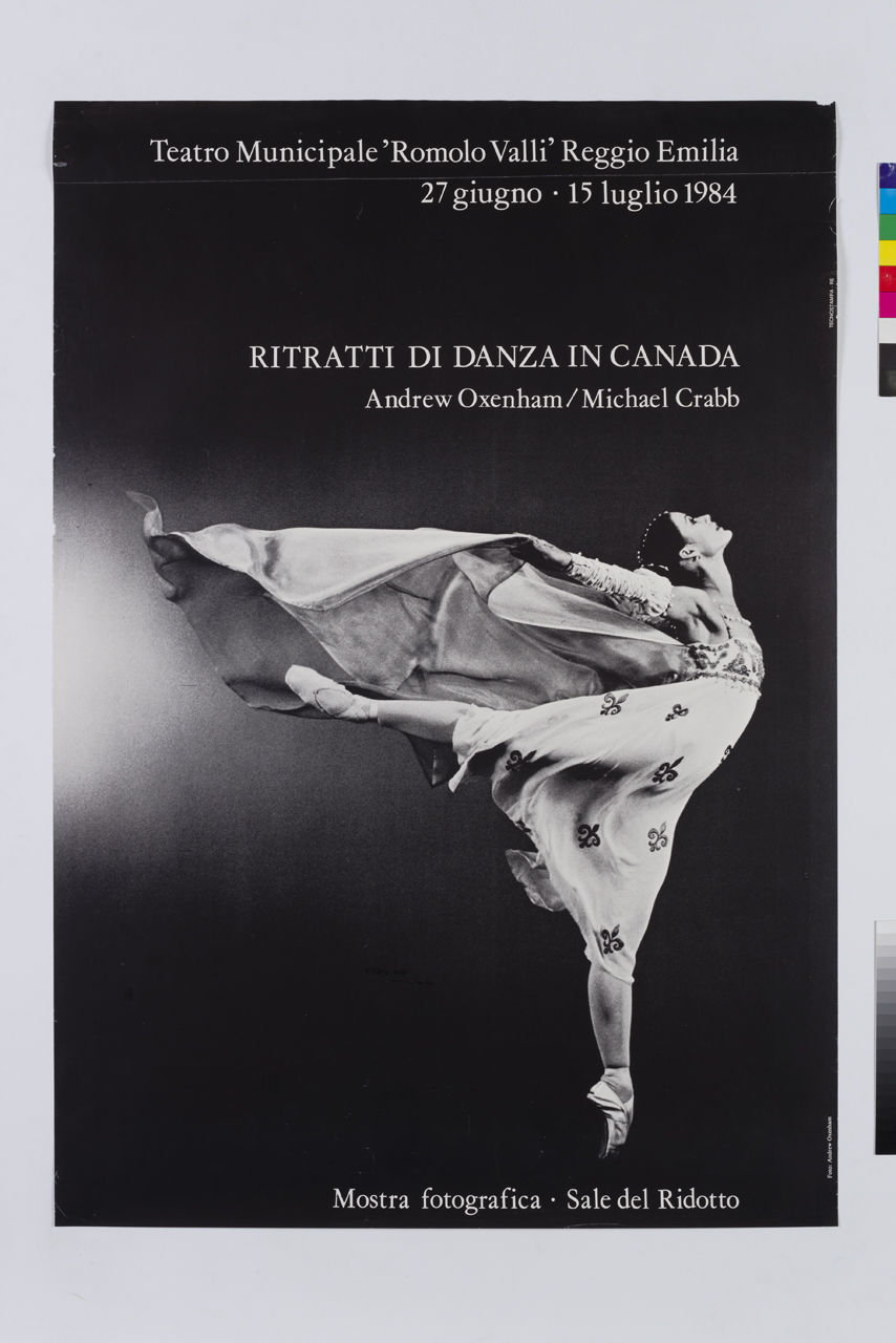 ritratto fotografico della ballerina Karen Kain di Andrew Oxenham (manifesto) - ambito emiliano (XX)