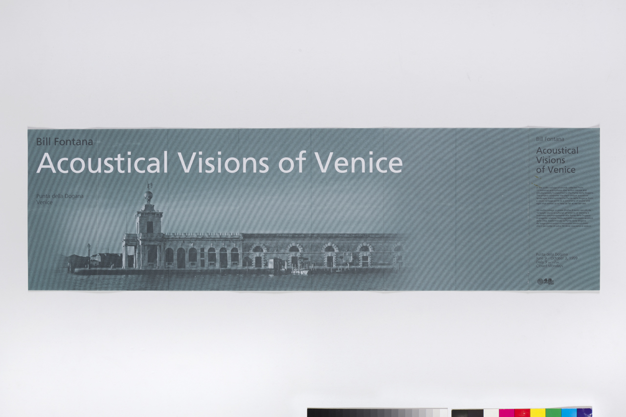 veduta di Punta della Dogana a Venezia (volantino) - ambito veneto (XX)