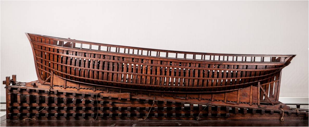 modello, Ossatura di nave a vela - ambito di Castellammare (XIX)