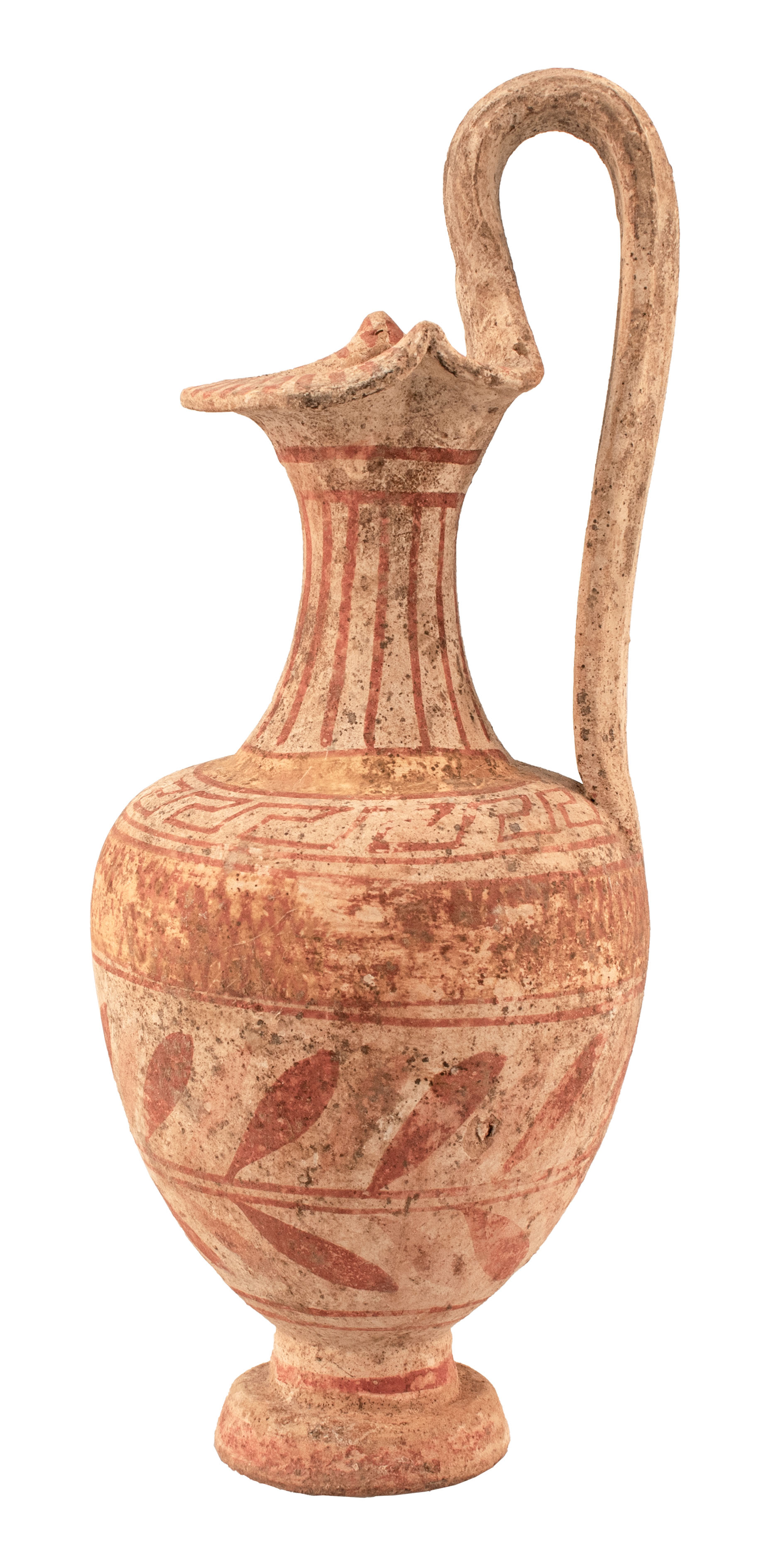 oinochoe - Area canosina (SECOLI/ III a.C)