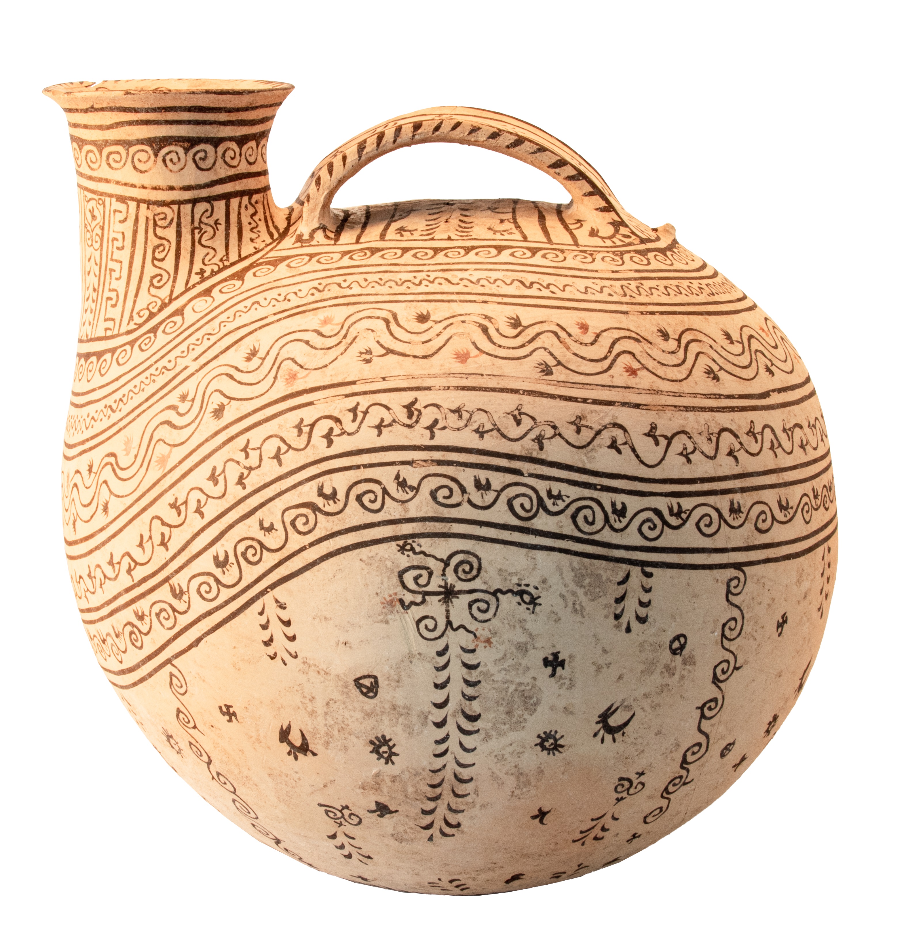 askos - Ambito daunio (ultimo quarto SECOLI/ IV a.C)