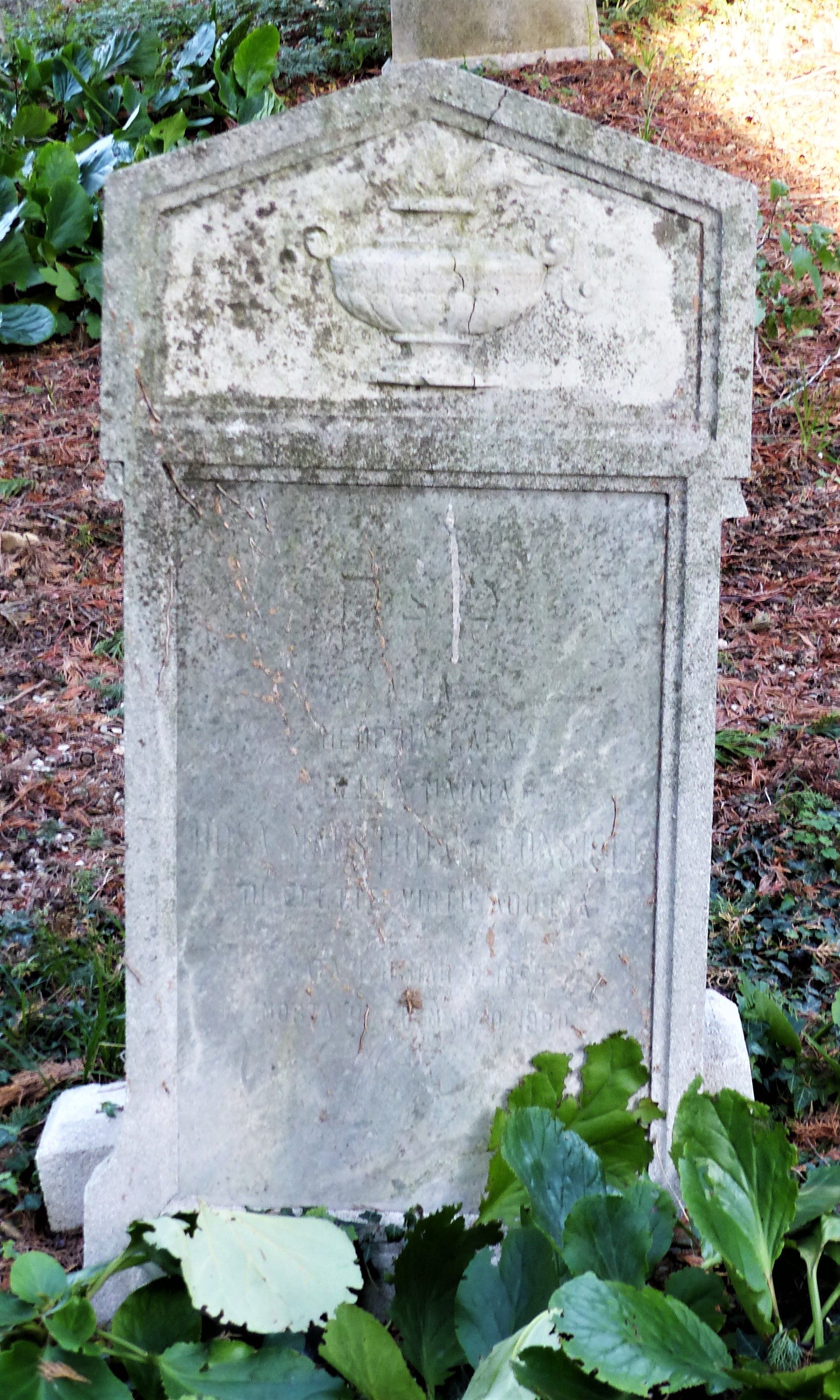 stele funeraria - a cuspide - ambito ebraico (XX)