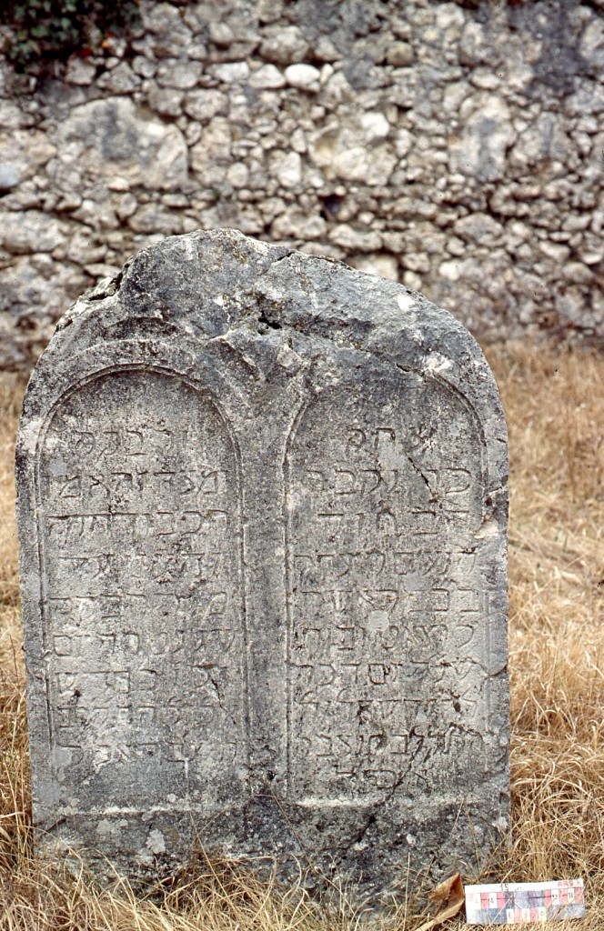 stele funeraria - a centina - ambito ebraico (XVIII)