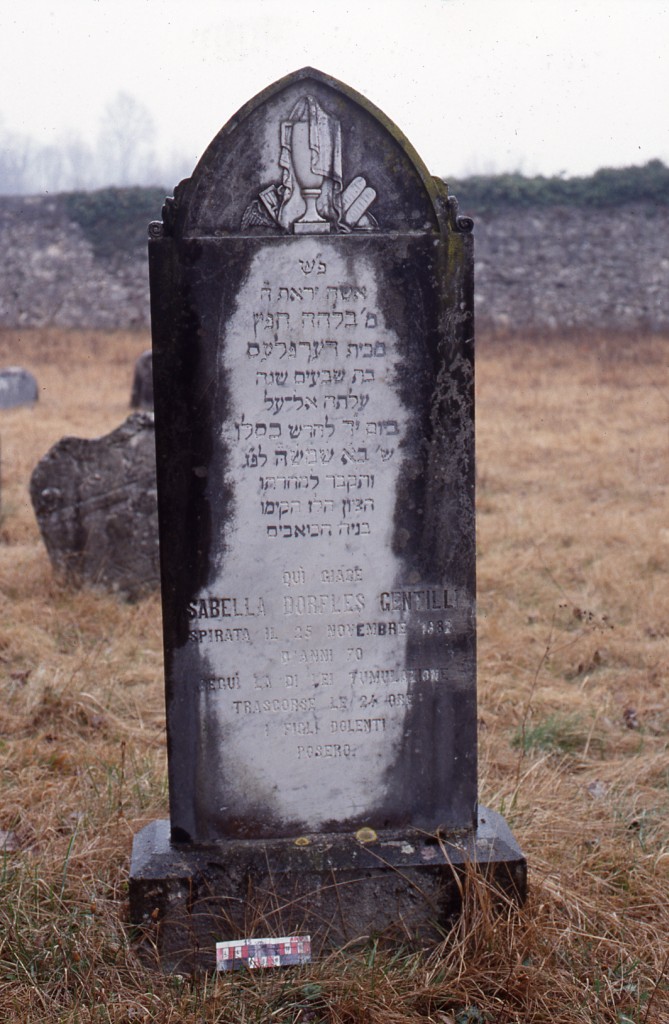 stele funeraria - a ogiva - ambito ebraico (XIX)