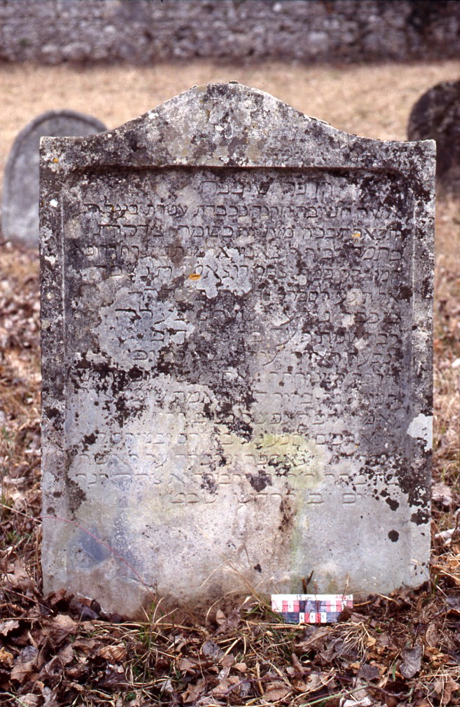stele funeraria - a centina - ambito ebraico (XIX)