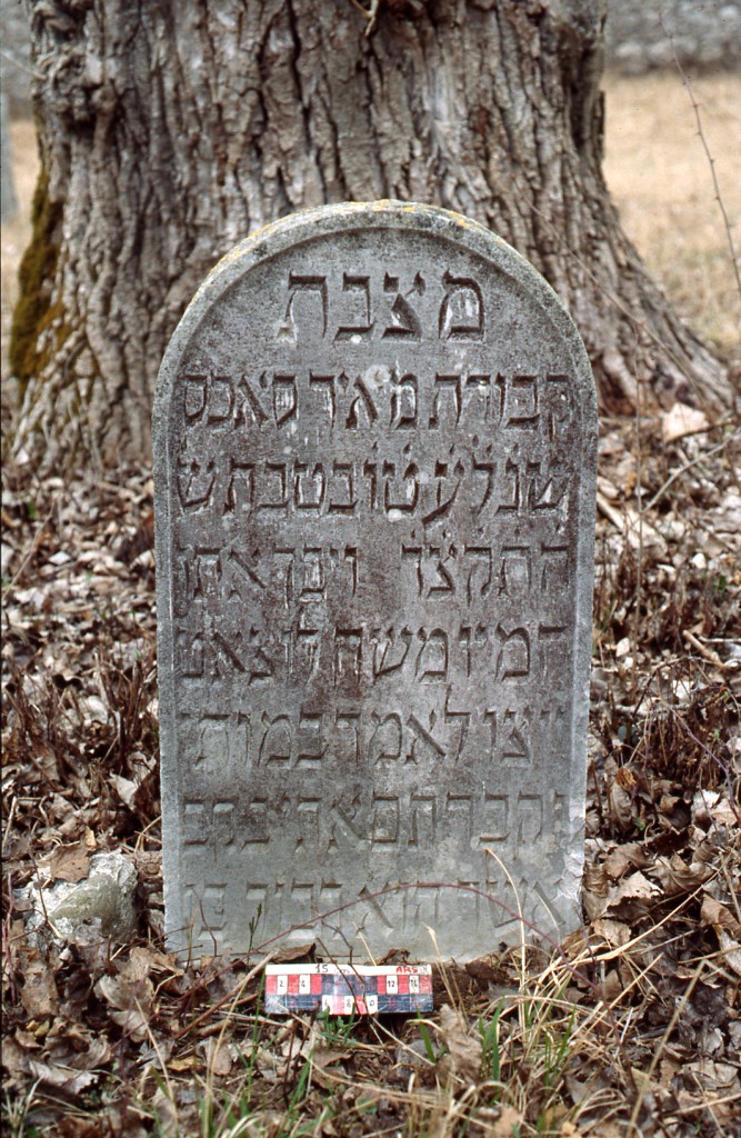 stele funeraria - a centina - ambito ebraico (XIX)