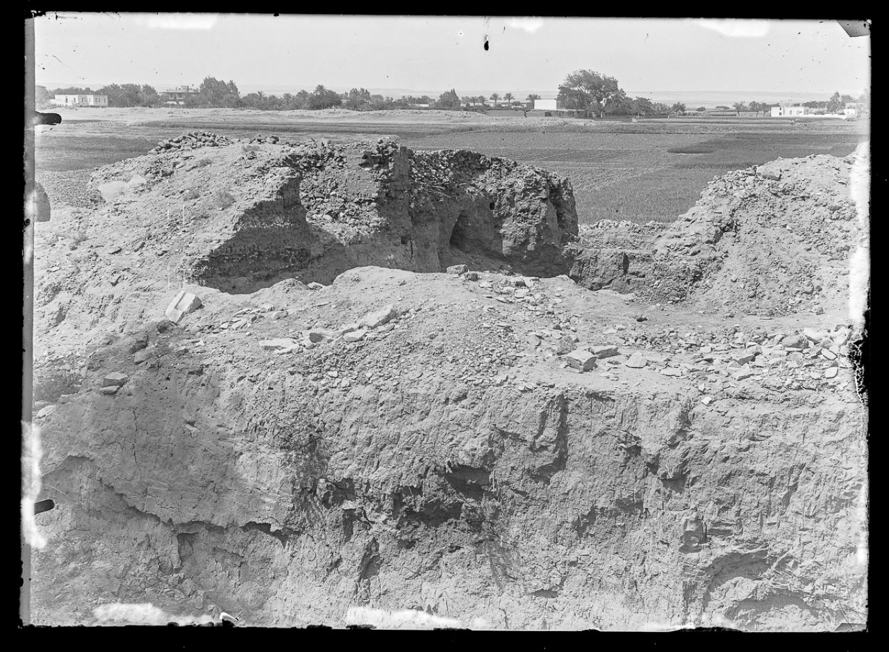 Spedizioni Archeologiche Italiane, Egittologia, Paesaggio (negativo) di Marro, Giovanni (attribuito) - Missione Archeologia Italiana in Egitto (prima metà XX)