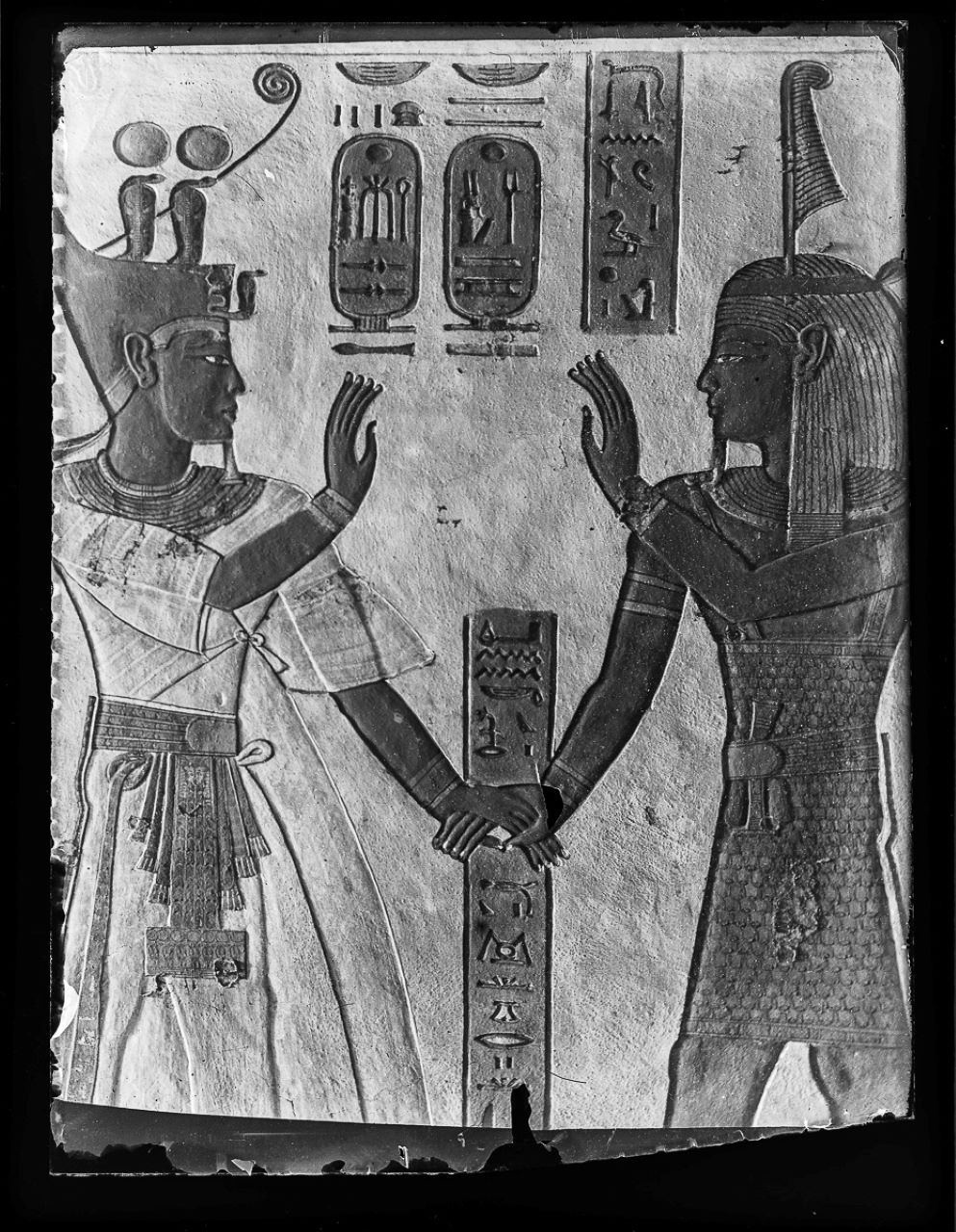 Spedizioni Archeologiche Italiane, Egittologia, Paesaggio (negativo) di Marro, Giovanni (attribuito) - Missione Archeologia Italiana in Egitto (prima metà XX)