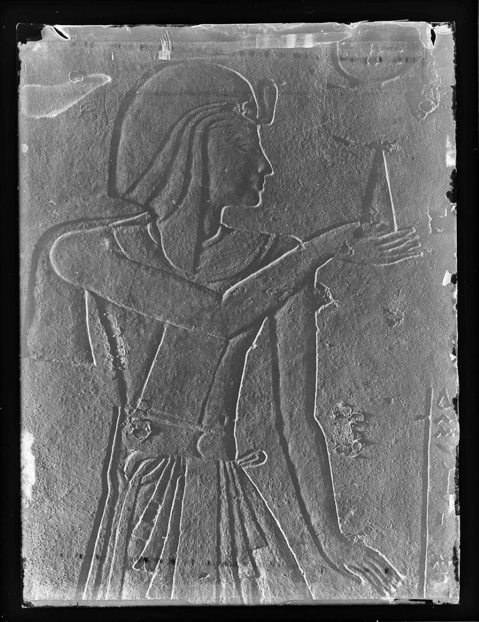 Spedizioni Archeologiche Italiane, Egittologia, Paesaggio (negativo) di Marro, Giovanni (attribuito) - Missione Archeologia Italiana in Egitto (prima metà XX)