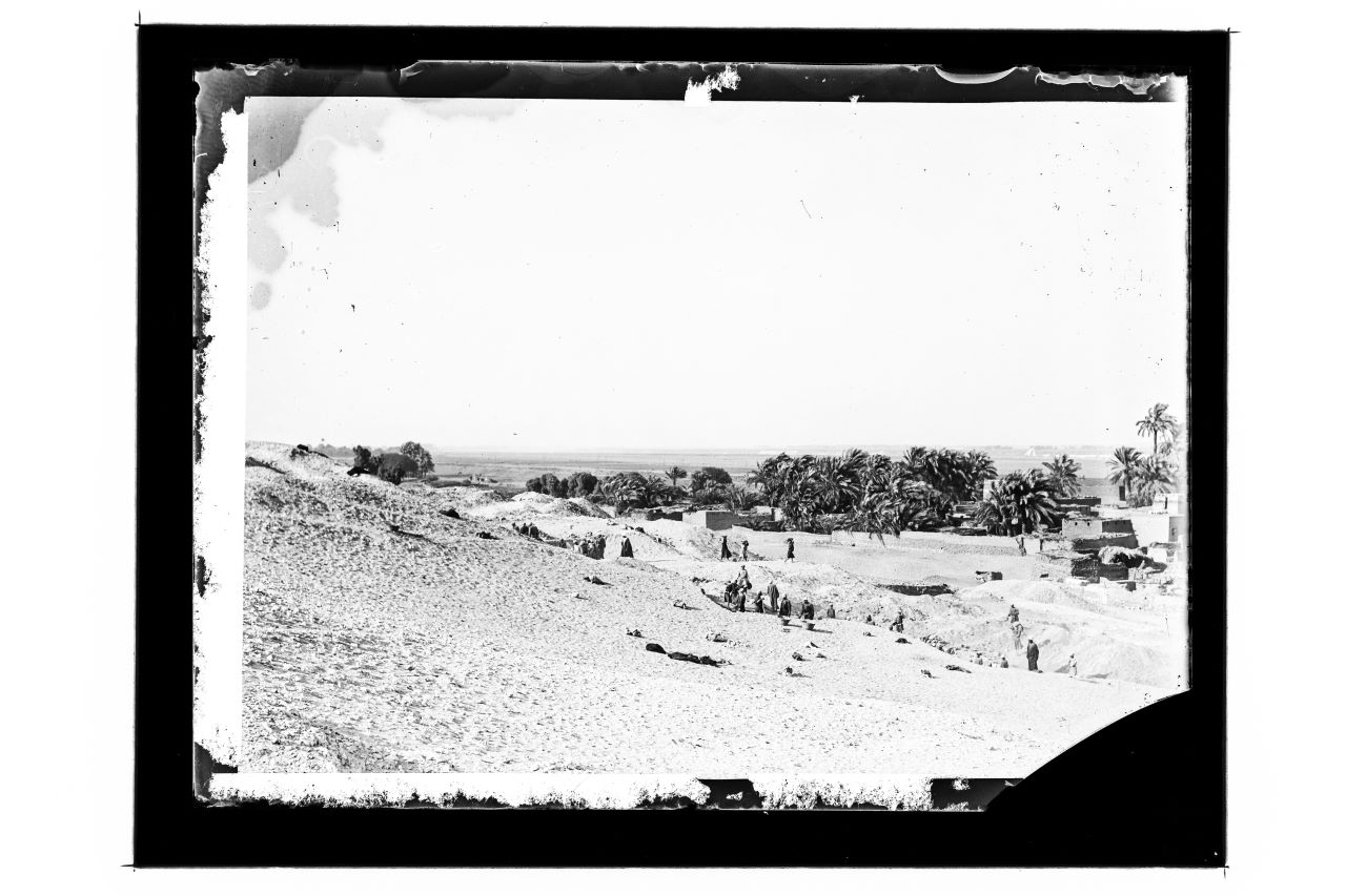 Marro, Villaggio, Egiziano (negativo) di Marro, Giovanni (attribuito) - Missione Archeologia Italiana in Egitto (prima metà XX)