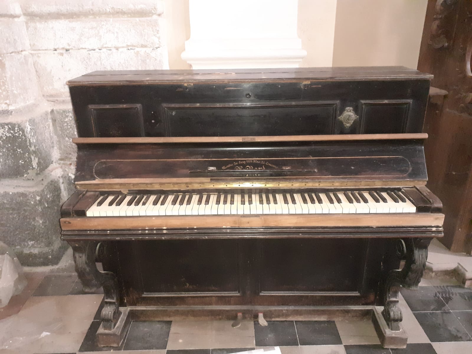 pianoforte, bene semplice di Antoine Bord (attribuito) (ultimo quarto secolo XIX)