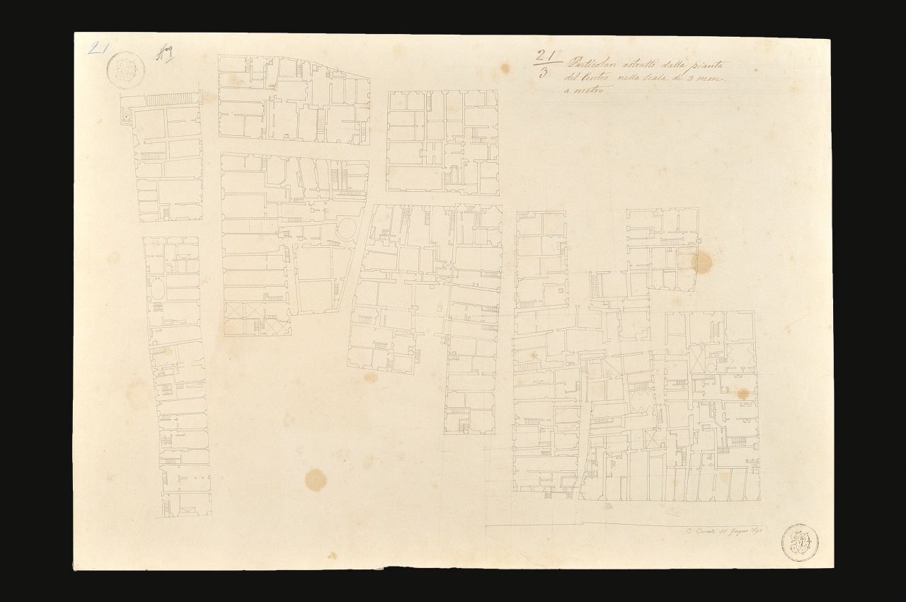 motivo decorativo (stampa) di Corinti Corinto (fine sec. XIX)