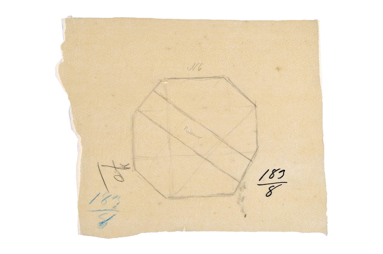 stemma gentilizio (disegno) - ambito fiorentino (fine sec. XIX)