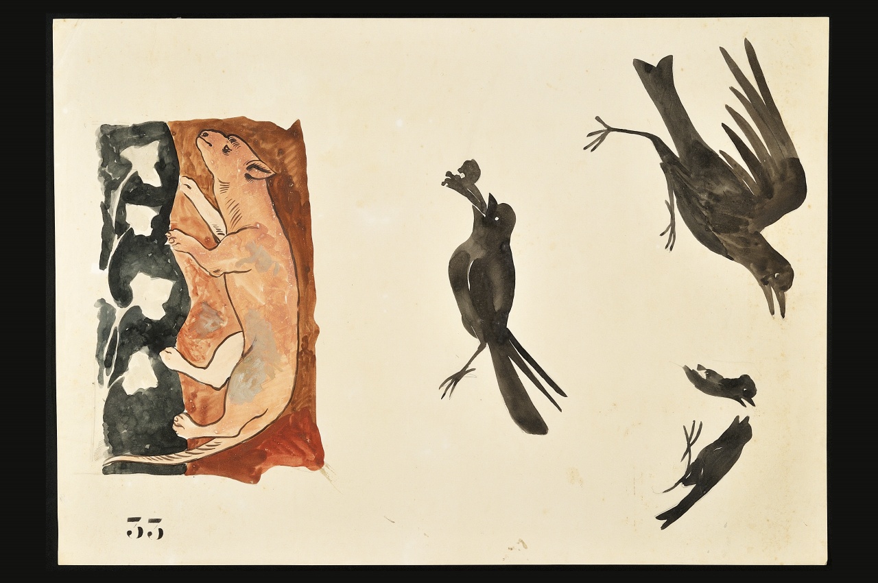 motivo decorativo (disegno) - ambito fiorentino (fine sec. XIX)