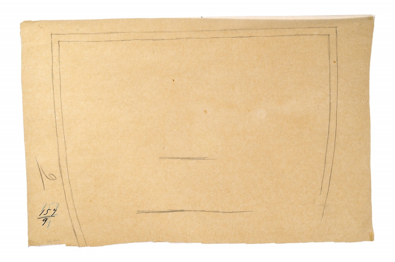 motivo decorativo (disegno) - ambito fiorentino (fine sec. XIX)