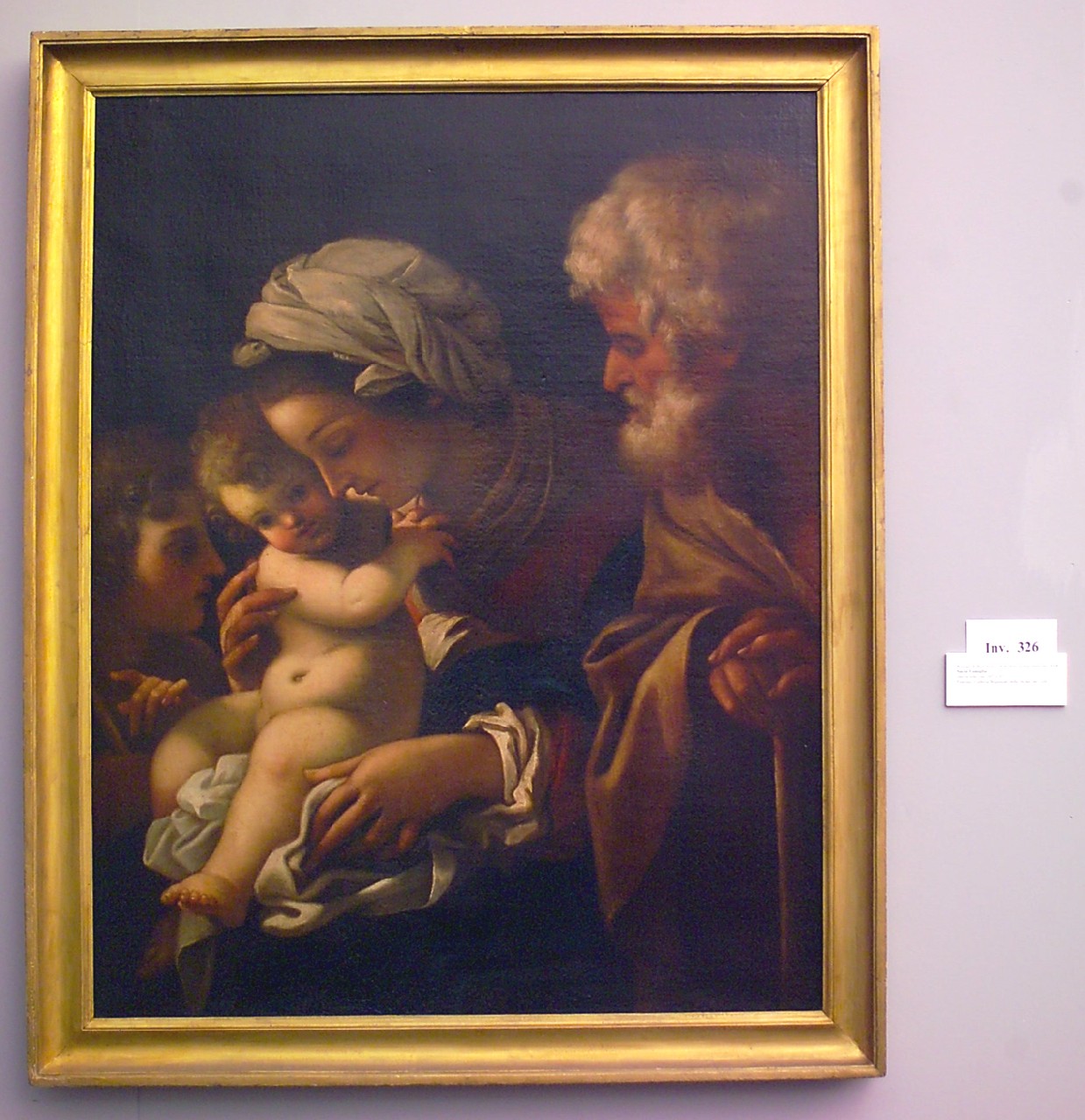 Sacra Famiglia (dipinto, opera isolata) di Schedoni Bartolomeo (attribuito) - bottega romagnola (XVII)