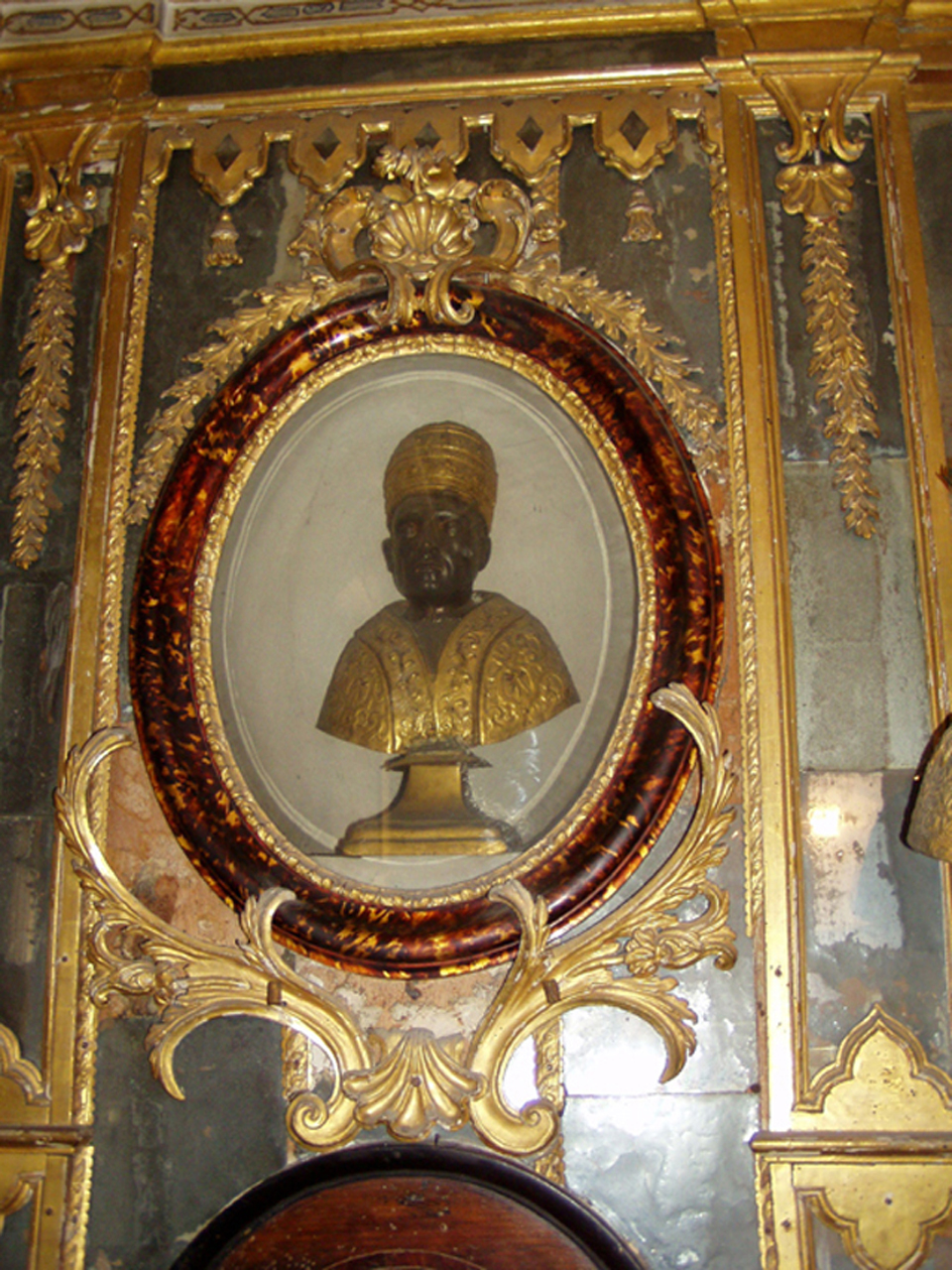 busto di alto prelato, su base (scultura, opera isolata) - ambito siciliano (terzo quarto XVIII)
