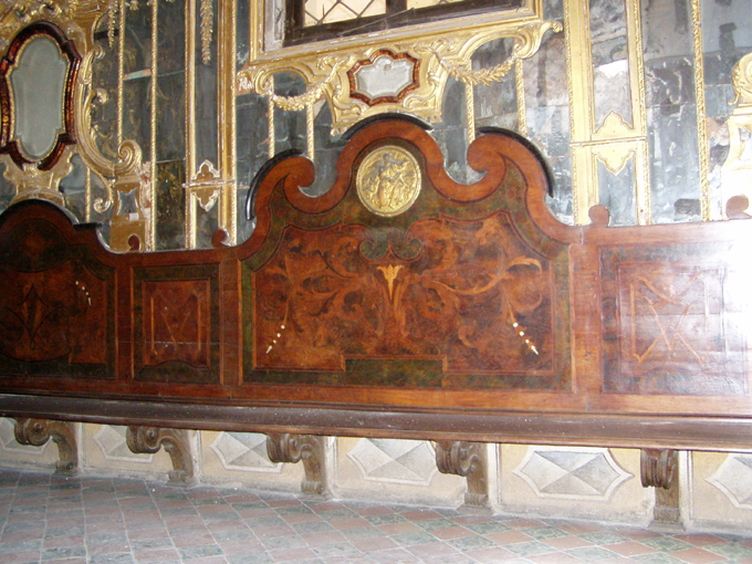 motivi decorativi geometrici (zoccolo, opera isolata) - ambito siciliano (primo quarto XIX)