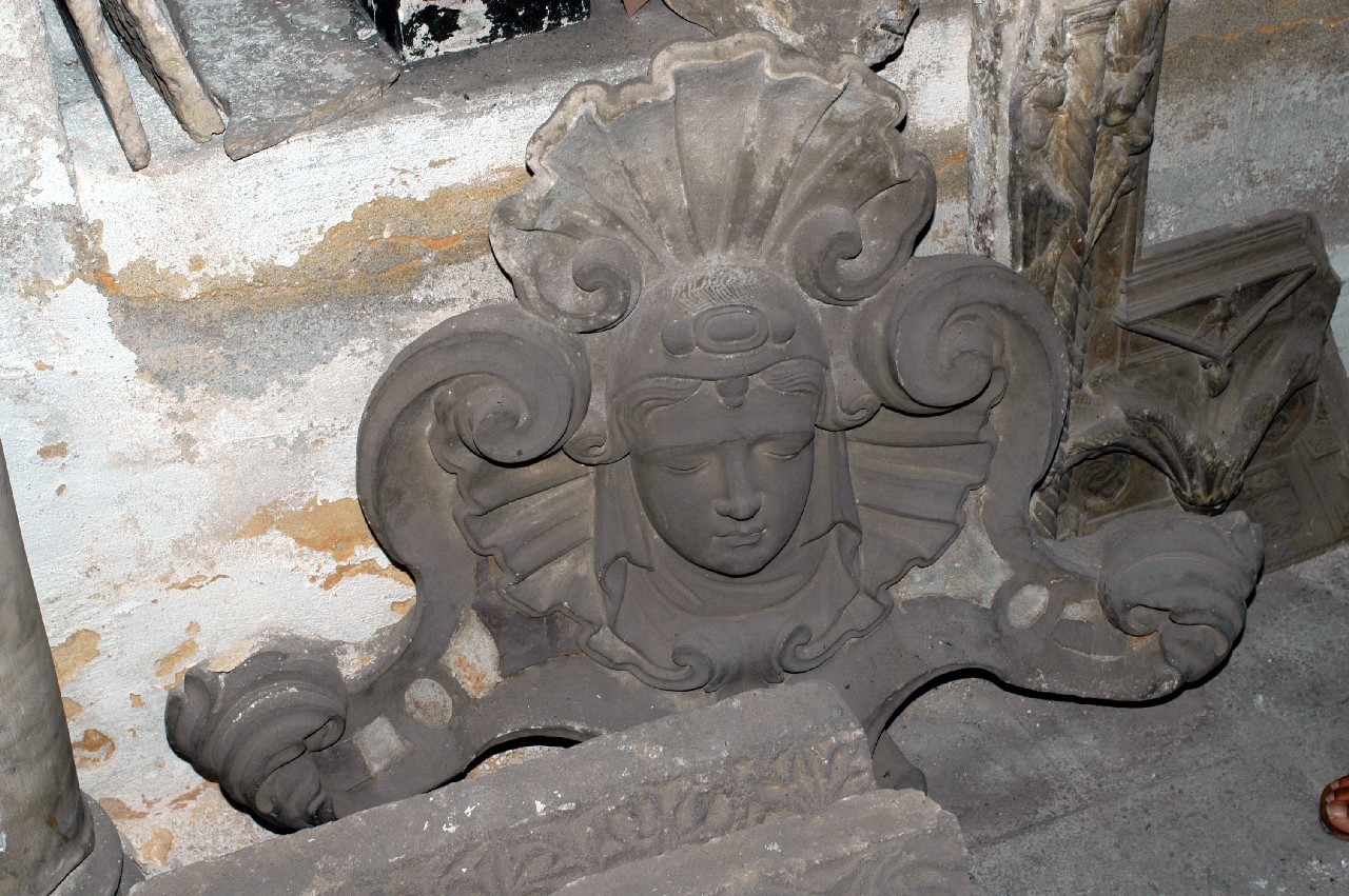 figura antropomorfa (decorazione, opera isolata) - bottega siciliana (prima metà XVIII)