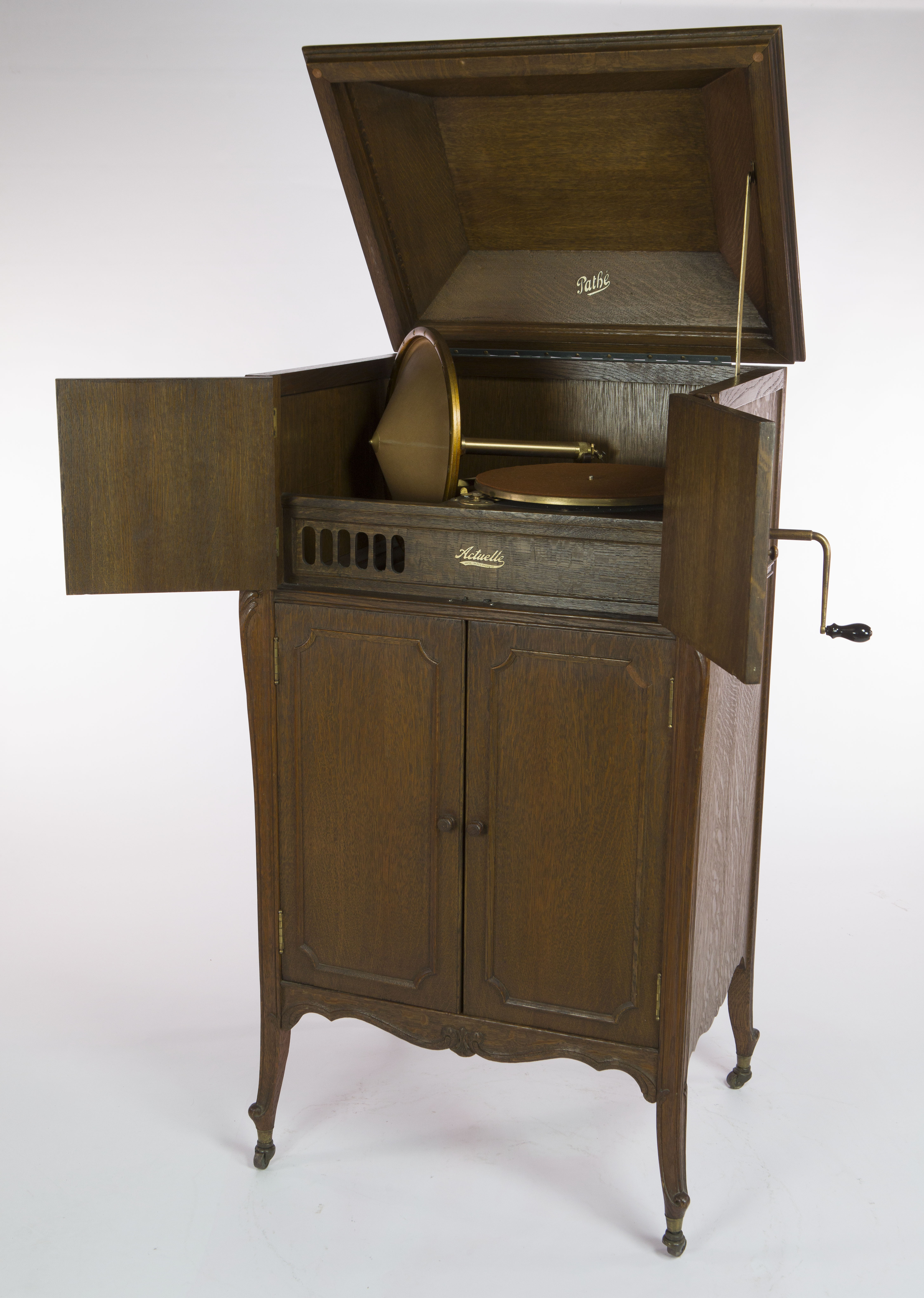grammofono, cabinet di Pathé frères Phonograph Co (prima metà XX)