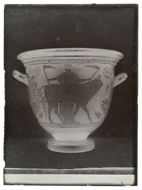 Ragusa - Camarina - Ceramica attica a figure rosse (negativo, serie) di Carta, Rosario (attribuito) (inizio XX)