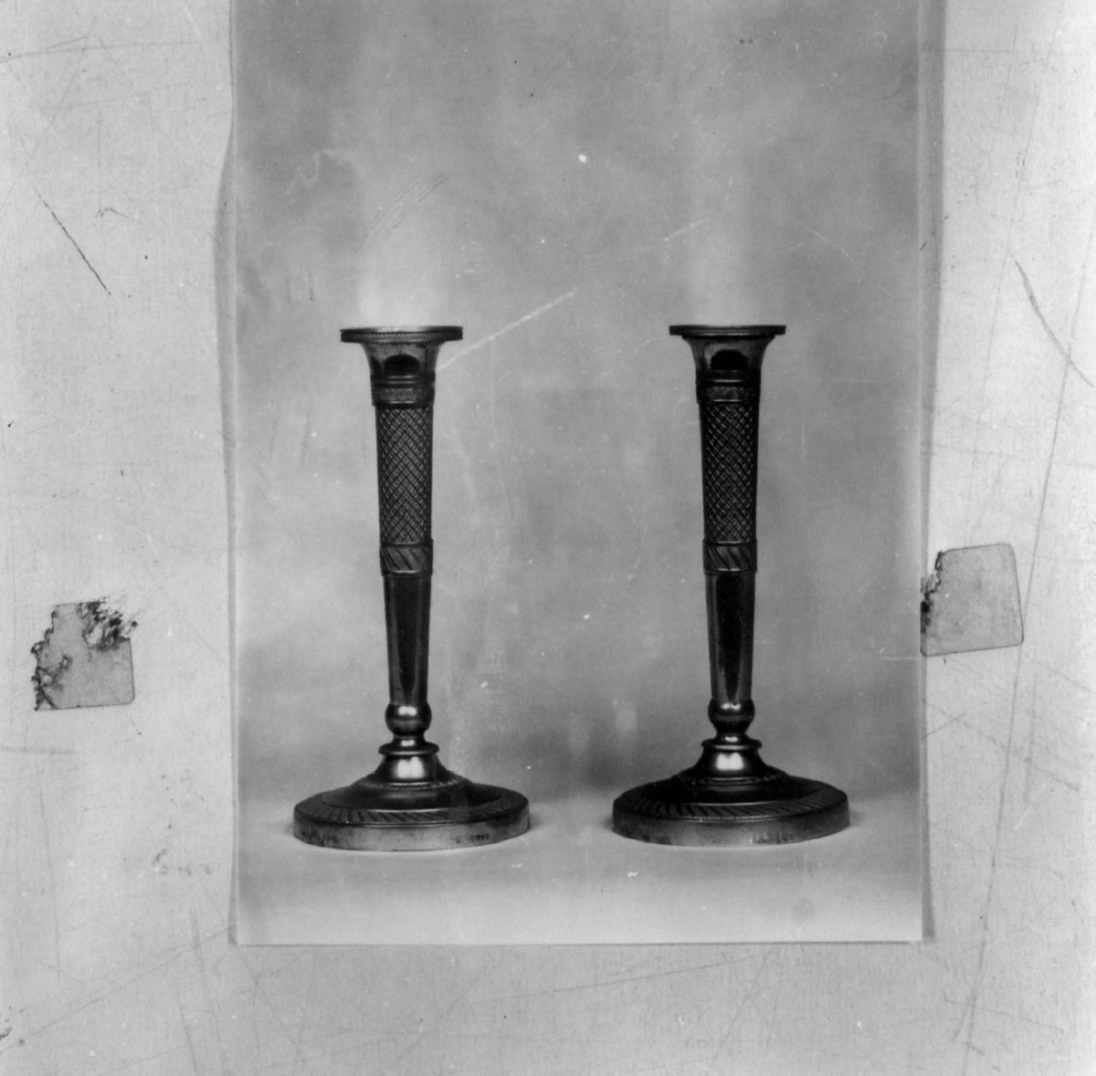 candeliere, serie - manifattura italiana (primo quarto sec. XIX)