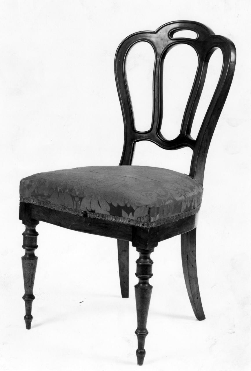 sedia, serie - manifattura italiana (prima metà sec. XIX)