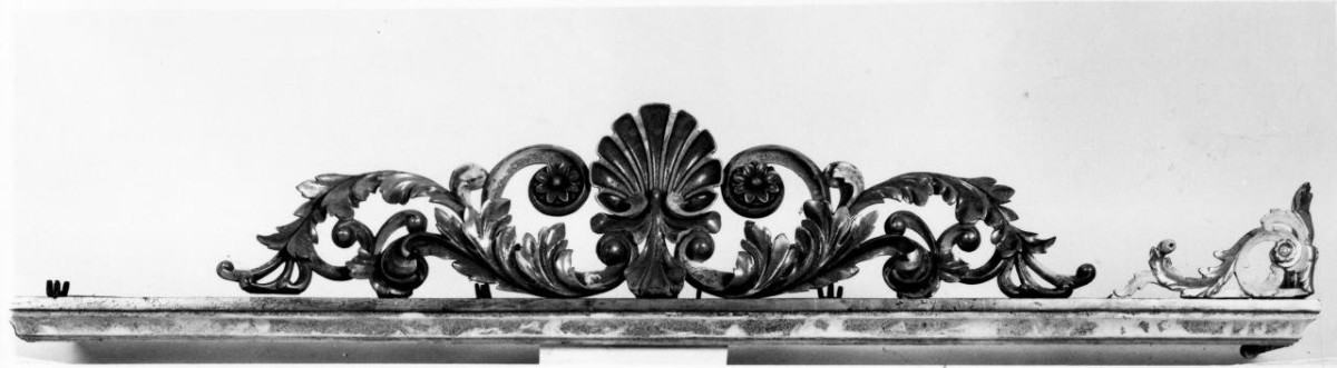 cornice per tenda - manifattura italiana (prima metà sec. XVIII)