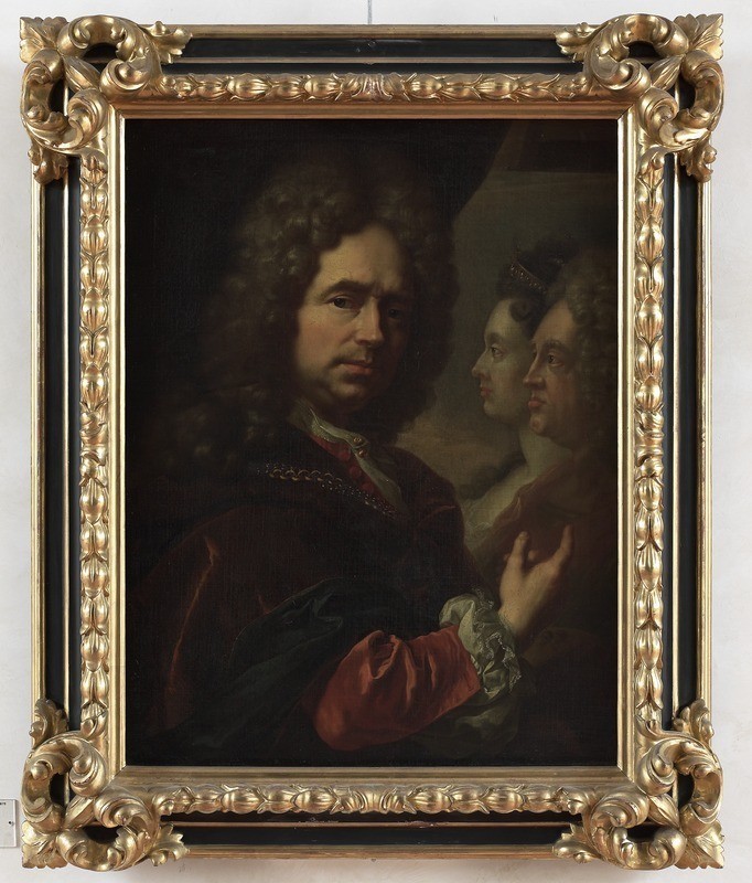 autoritratto di Jan Frans van Douven (dipinto) di Douven Jan Frans van (sec. XVIII)