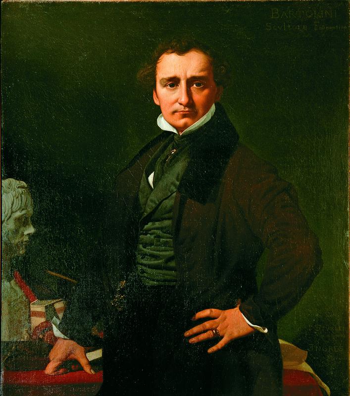 Ritratto di Lorenzo Bartolini (dipinto) di Von Stürler Franz Adolf (secondo quarto XIX)