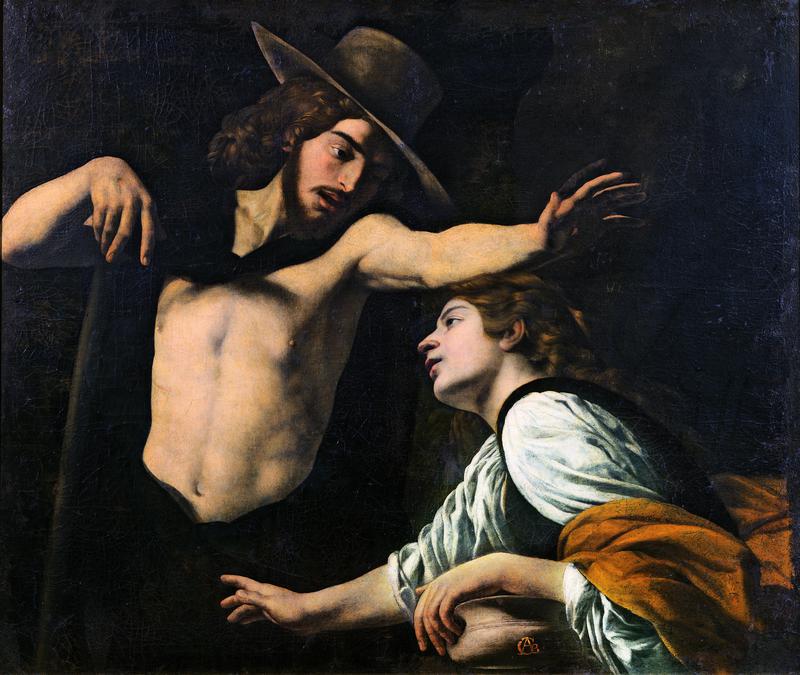 Noli me tangere (dipinto) di Caracciolo Giovanni Battista detto Battistello (primo quarto XVII)