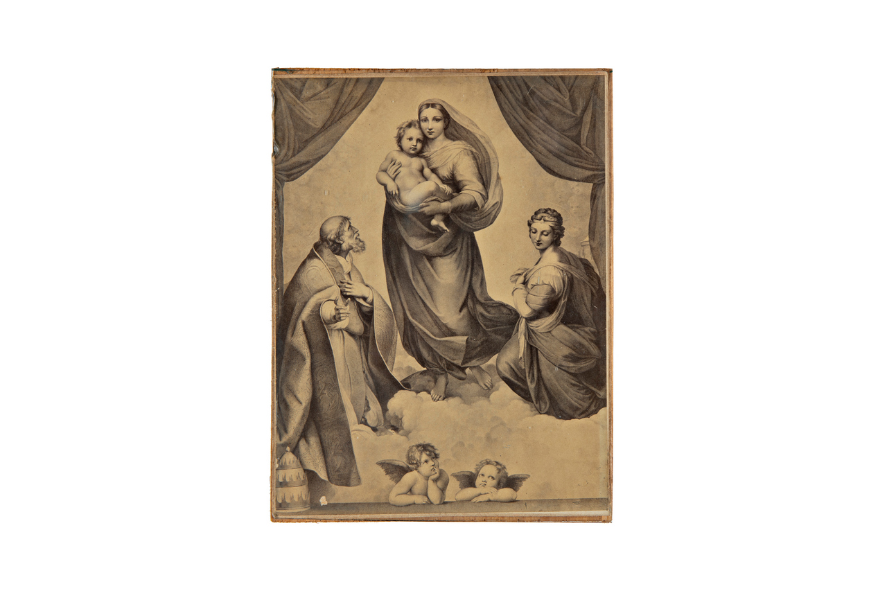 Raffaello Sanzio - Dipinti (positivo) di Anonimo - ambito europeo (terzo quarto XIX)