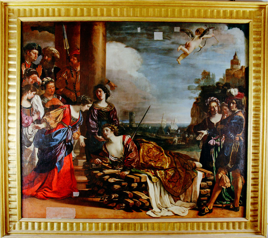 La morte di Didone, La morte di Didone (dipinto) di Barbieri Giovan Francesco detto Guercino (secondo quarto sec. XVII)