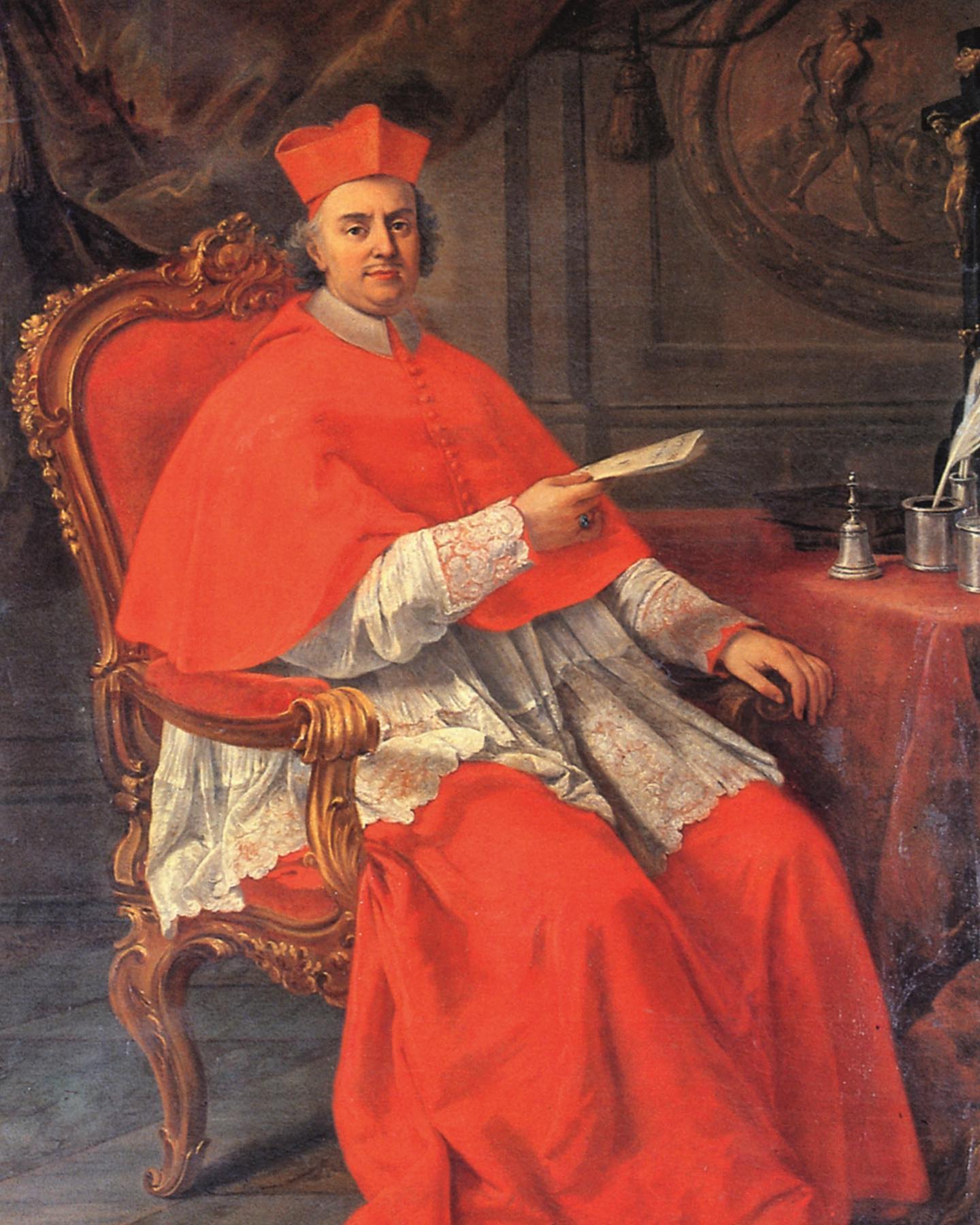 Ritratto del cardinale Fabrizio Spada-Veralli, Ritratto del cardinale Fabrizio Spada-Veralli (dipinto) di Ceccarini Sebastiano (seconda metà XVIII)