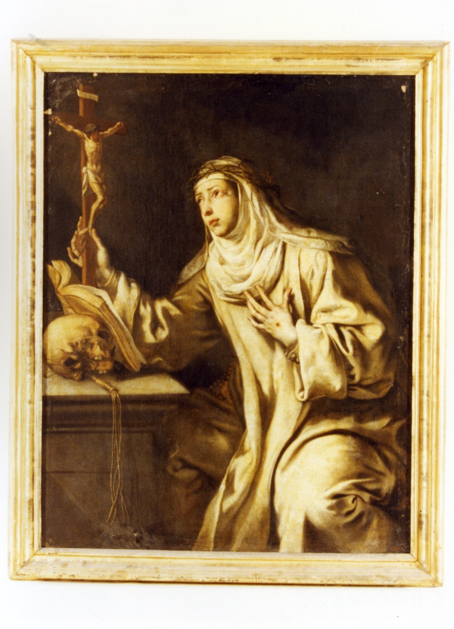 Santa Caterina da Siena, Santa Caterina da Siena (dipinto) di De Simone Niccolò - ambito napoletano (metà sec. XVII)