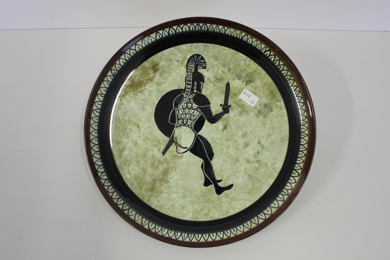 piatto da portata, opera isolata - ambito friulano (terzo quarto sec. XX)