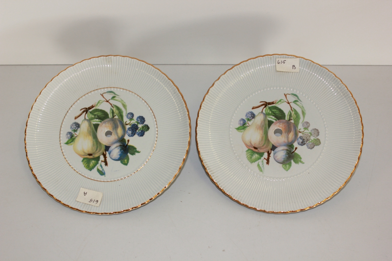 piatto, coppia - ambito friulano (metà sec. XX)