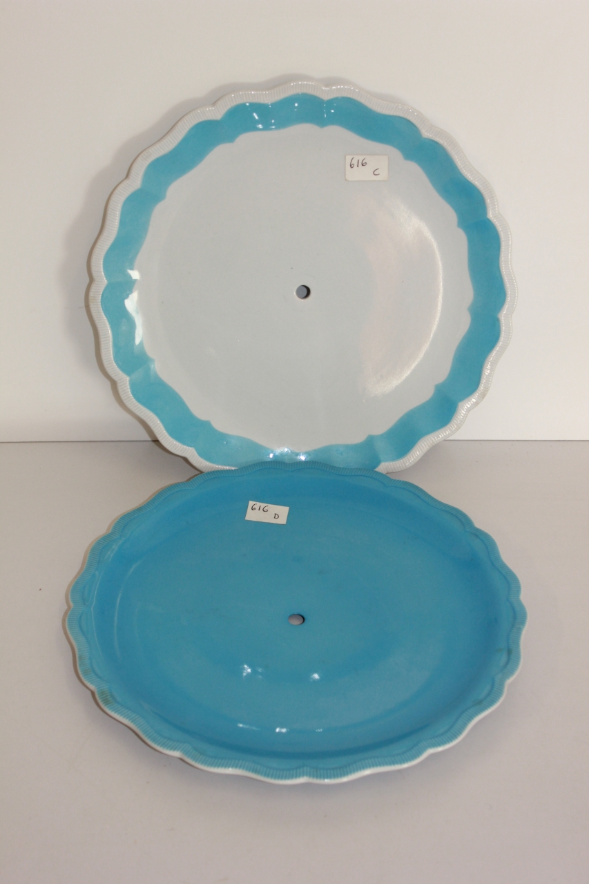 piatto, coppia - ambito friulano (metà sec. XX)